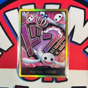 Onepiece Trading Card - Pink and Gold